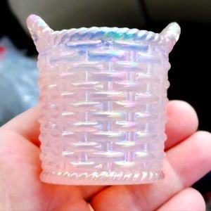 Bottom basket for chick in a basket made by Fenton